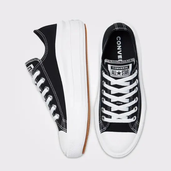 Converse CHUCK TAYLOR ALL STAR MOVE PLATFORM Siyah-Beyaz Kadın Sneaker 570256C-001 - 5