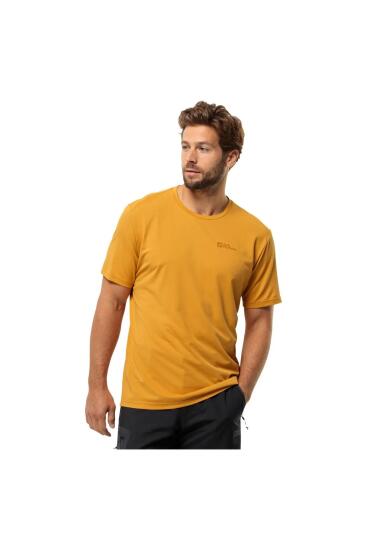 Jack Wolfskin DELGAMI S/S M SARI Erkek Tshirt - 1