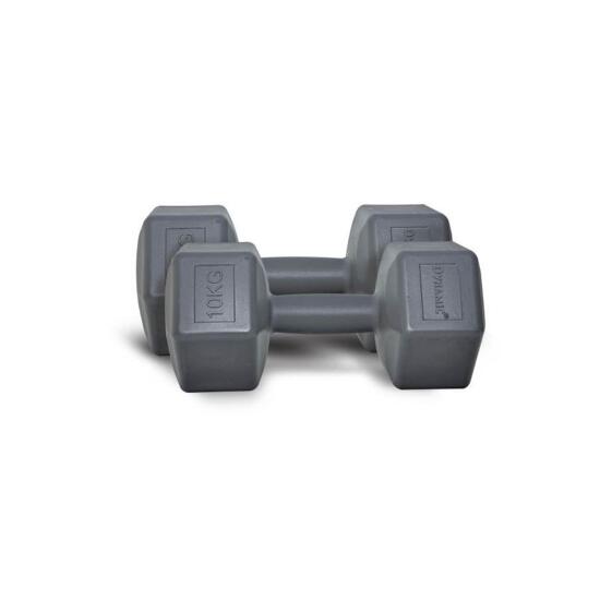 Dynamic FASHION PLASTIC DUMBELL 10 KG Gri Unisex Dambıl - 1