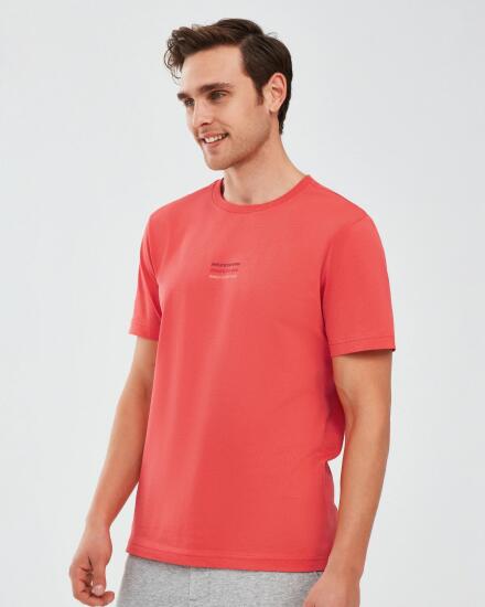 Skechers Essential M Short Sleeve T-Shirt KIRMIZI Erkek Tshirt - 2