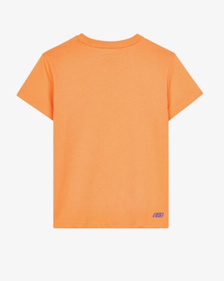 Skechers Essential W Short Sleeve T-Shirt Turuncu Kadın Tshirt - 2