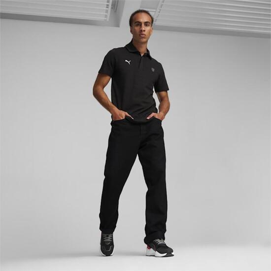 Puma Ferrari Style Jacquard Polo SİYAH Erkek Polo Tshirt - 3