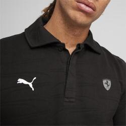 Puma Ferrari Style Jacquard Polo SİYAH Erkek Polo Tshirt - 4