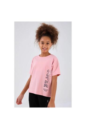 Forinns T-SHİRT O YAKA Pembe Çocuk Tshirt F10KG-03290-417 - 1