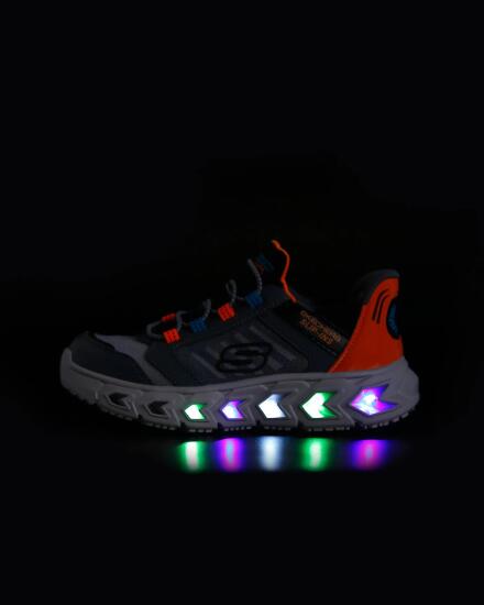 Skechers HYPNO-FLASH 2.0 - ODELUX Gri Çocuk Günlük Ayakkabı - 2