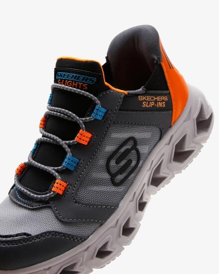 Skechers HYPNO-FLASH 2.0 - ODELUX Gri Çocuk Günlük Ayakkabı - 8