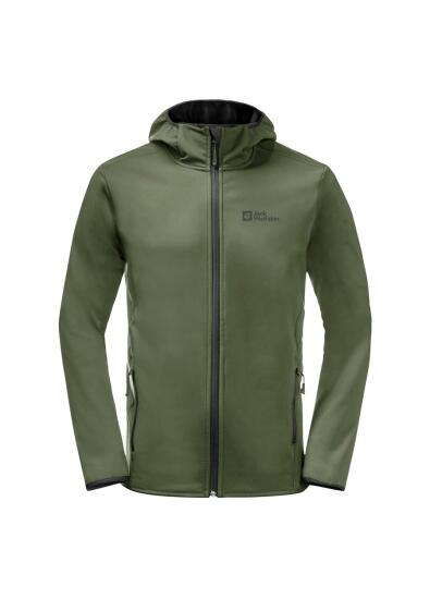 Jack Wolfskin BORNBERG HOODY M Haki Erkek Mont - 5