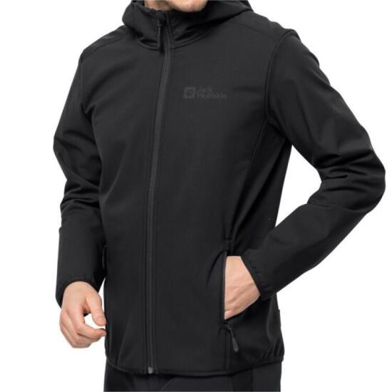 Jack Wolfskin BORNBERG HOODY M SİYAH Erkek Mont - 4