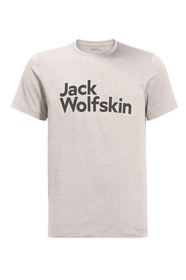 Jack Wolfskin BRAND T M Gri Erkek Tshirt - 3