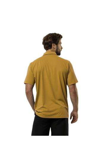 Jack Wolfskin DELGAMI POLO M SARI Erkek Polo Tshirt - 2