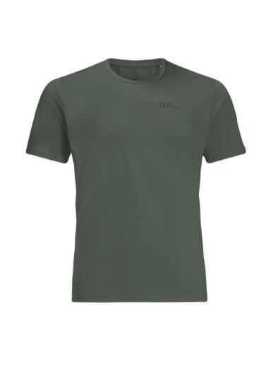 Jack Wolfskin DELGAMI S/S M Yeşil Erkek Tshirt - 2