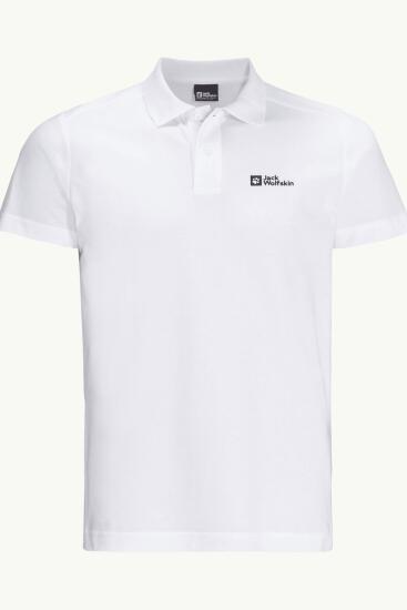 Jack Wolfskin ESSENTIAL POLO M BEYAZ Erkek Polo Tshirt - 3