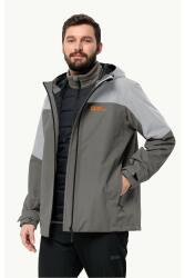 Jack Wolfskin GLAABACH 3IN1 JKT M Gri Erkek Mont - 1