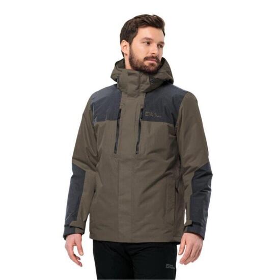 Jack Wolfskin JASPER 3IN1 JKT M Kahverengi Erkek Mont - 1