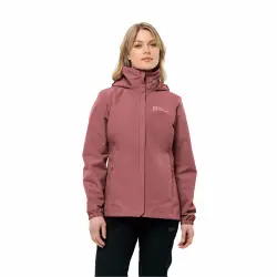 Jack Wolfskin Stormy Point 2L Jkt W KIRMIZI Kadın Mont - 1