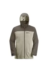 Jack Wolfskin Taubenberg 3IN1 Jkt M Bej Erkek Mont - 2