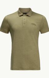 Jack Wolfskin TRAVEL POLO M Kahverengi Erkek Polo Tshirt - 1