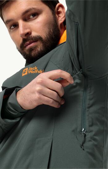 Jack Wolfskin TROPOSPHERE INS JKT M SİYAH Erkek Mont - 5