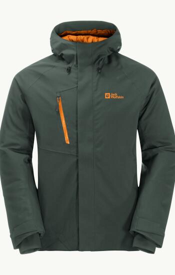 Jack Wolfskin TROPOSPHERE INS JKT M SİYAH Erkek Mont - 7