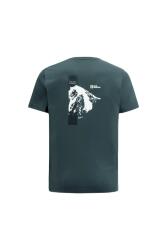 Jack Wolfskin VONNAN S/S GRAPHIC T M Yeşil Erkek Tshirt - 3