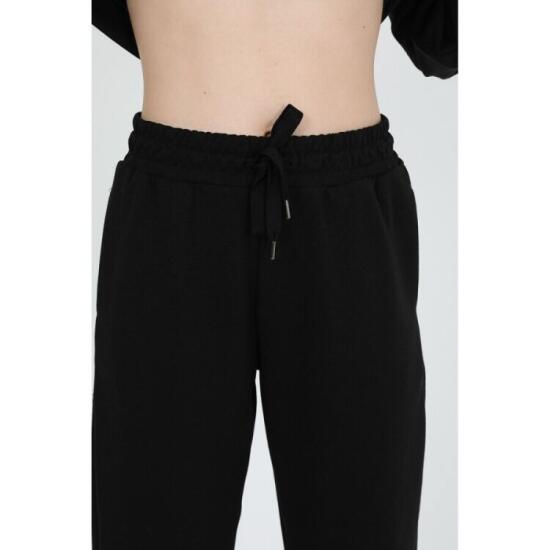 John Frank JOHN FRANK WOMAN SPORTS&LOUNGEWEAR JOGGING SİYAH Kadın Eşofman Altı WJFJG02-COMFY-001 - 3