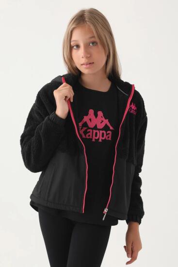 Kappa Kids KAPPA KIZ ÇOCUK WELSOFT HIRKA SİYAH Çocuk Sweatshirt - 1