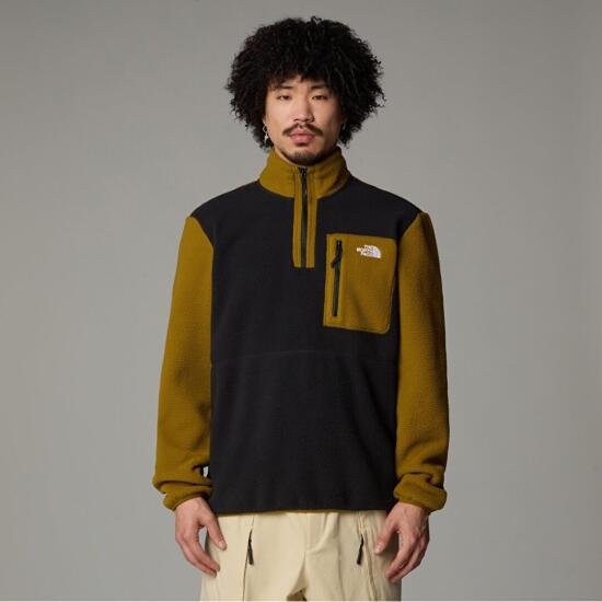 The North Face M Yumori 1/4 Zip SİYAH Erkek Polar - 1