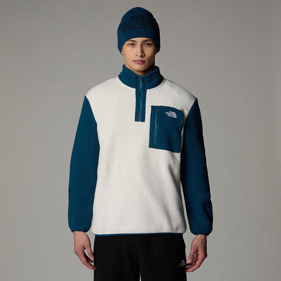 The North Face M Yumori 1/4 Zip BEYAZ Erkek Polar - 1