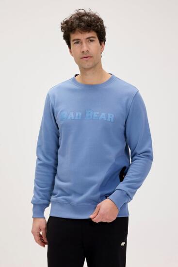 Bad Bear Marlow Crewneck Mavi Erkek Sweatshirt - 6