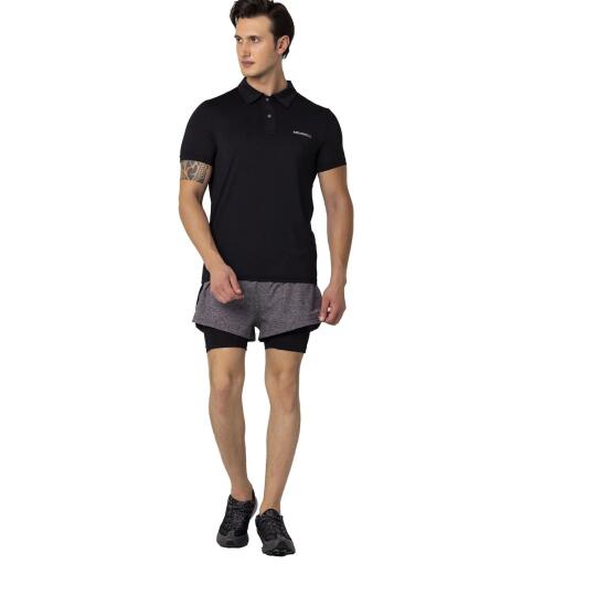 Merrell PACE M SİYAH Erkek Polo Tshirt - 5