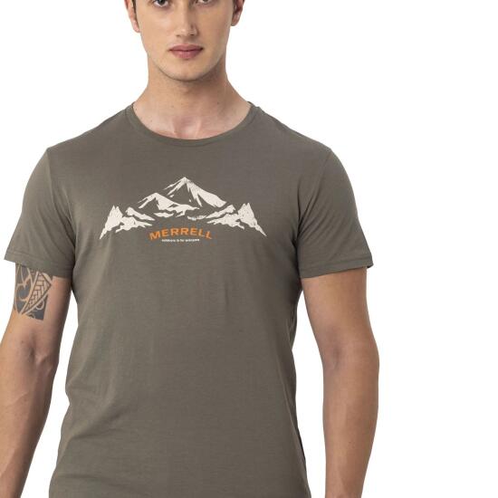 Merrell TAURUS M Haki Erkek Tshirt - 5