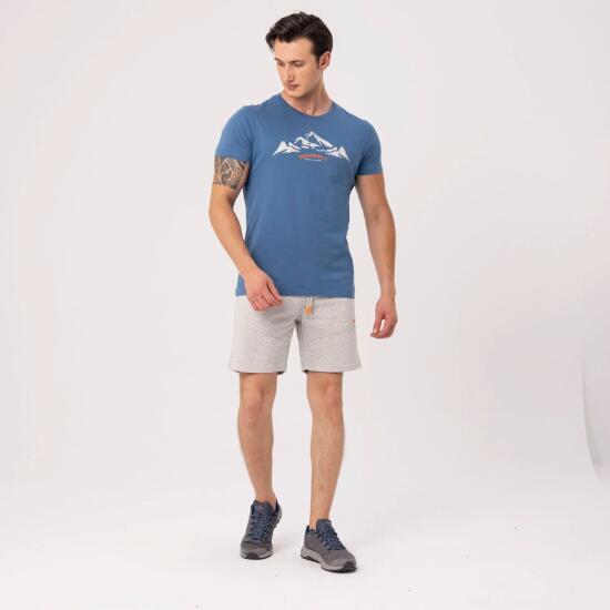 Merrell TAURUS M Mavi Erkek Tshirt - 4