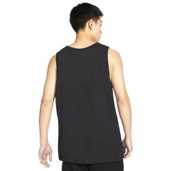 Nike M NK DRY TANK DFC SOLID Siyah-Beyaz Erkek Atlet AR6069-010 - 2