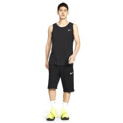 Nike M NK DRY TANK DFC SOLID Siyah-Beyaz Erkek Atlet - 3