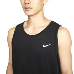 Nike M NK DRY TANK DFC SOLID Siyah-Beyaz Erkek Atlet - 4