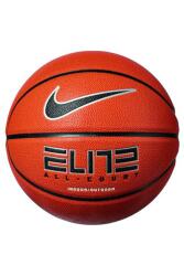 Nike NIKE ELITE ALL COURT 8P 2.0 DEFLATED AMBER/BLACK/METALLIC SI Turuncu Unisex Basketbol Topu - 1