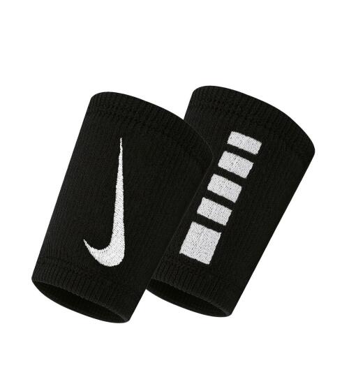 Nike NIKE ELITE DOUBLEWIDE WRISTBANDS 2 PK SİYAH Unisex Bileklik - 1