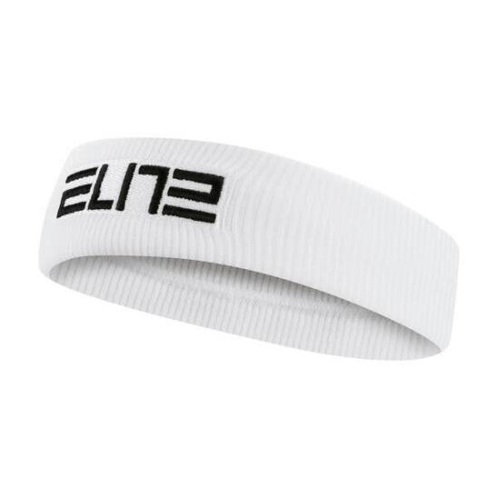 Nike NIKE ELITE HEADBAND BEYAZ Unisex Saç Bandı - 1