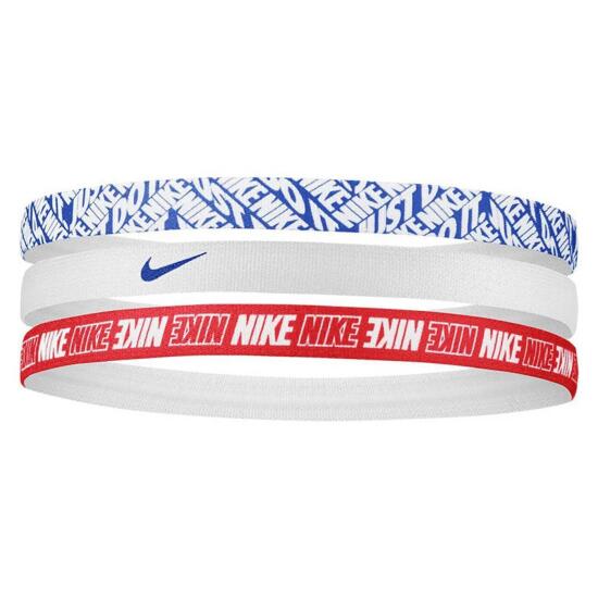 Nike NIKE HEADBANDS 3 PK PRINTED Mavi Unisex Saç Bandı - 1