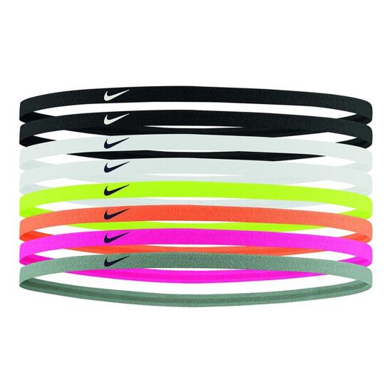 Nike NIKE SKINNY HEADBANDS 8 PK Siyah-Beyaz Kadın Saç Bandı - 1