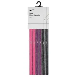 Nike NIKE SWOOSH SPORT HEADBANDS 6 PK Pembe Unisex Saç Bandı - 1