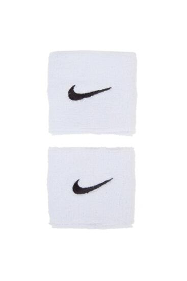 Nike NIKE SWOOSH WRISTBANDS 2 PK WHITE/BLACK OSFM BEYAZ Unisex Bileklik - 1