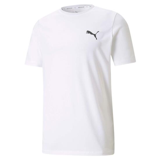 Puma ACTIVE Small Logo Tee BEYAZ Erkek Tshirt 586725-02 - 1