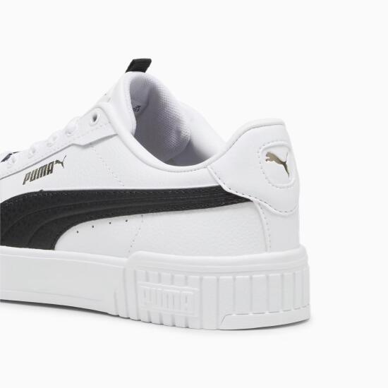 Puma Carina 2.0 Lux Beyaz-Siyah Kadın Günlük Ayakkabı - 5