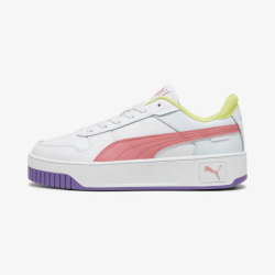 Puma Carina Street Jr Beyaz-Pembe Çocuk Günlük Ayakkabı - 4