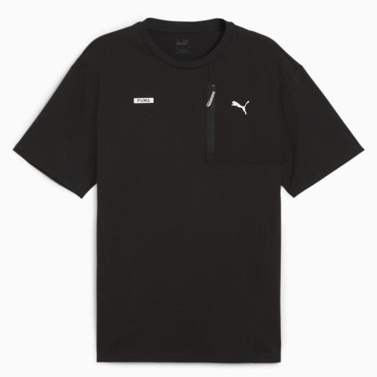 Puma DESERT ROAD Tee SİYAH Erkek Tshirt - 1