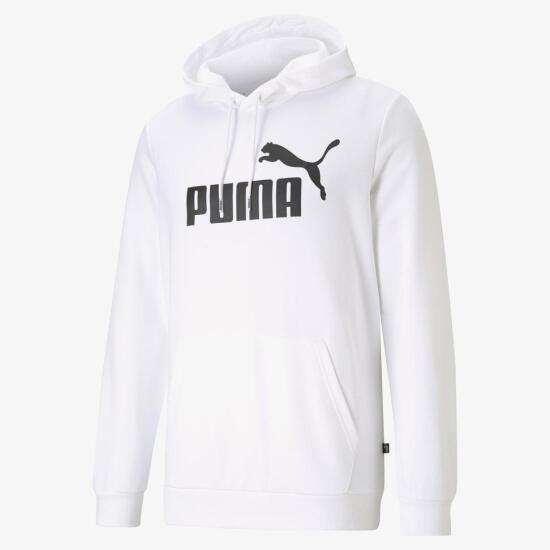 Puma ESS Big Logo Hoodie TR BEYAZ Erkek Sweatshirt - 3