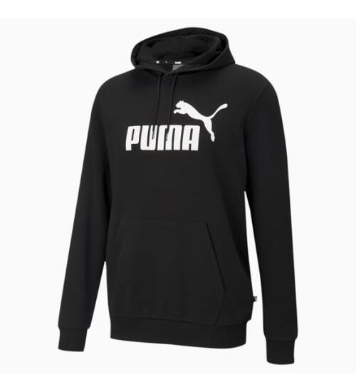 Puma ESS Big Logo Hoodie TR SİYAH Erkek Sweatshirt - 1