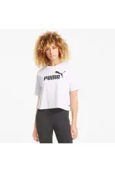 Puma ESS Cropped No. 1 Logo Tee Kadın Tshirt - 1