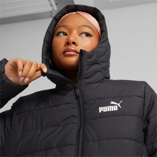 Puma ESS Hooded Padded Jacket SİYAH Kadın Mont - 5